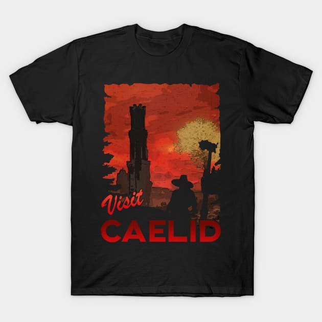 Visit Caelid - Elden Ring T-Shirt by Polomaker